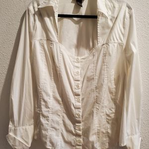 Cream color Lane Bryant top